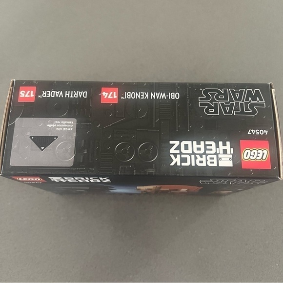 LEGO BrickHeadz Obi‑Wan Kenobi & Darth Vader 40547 – New Sealed - Picture 5 of 5